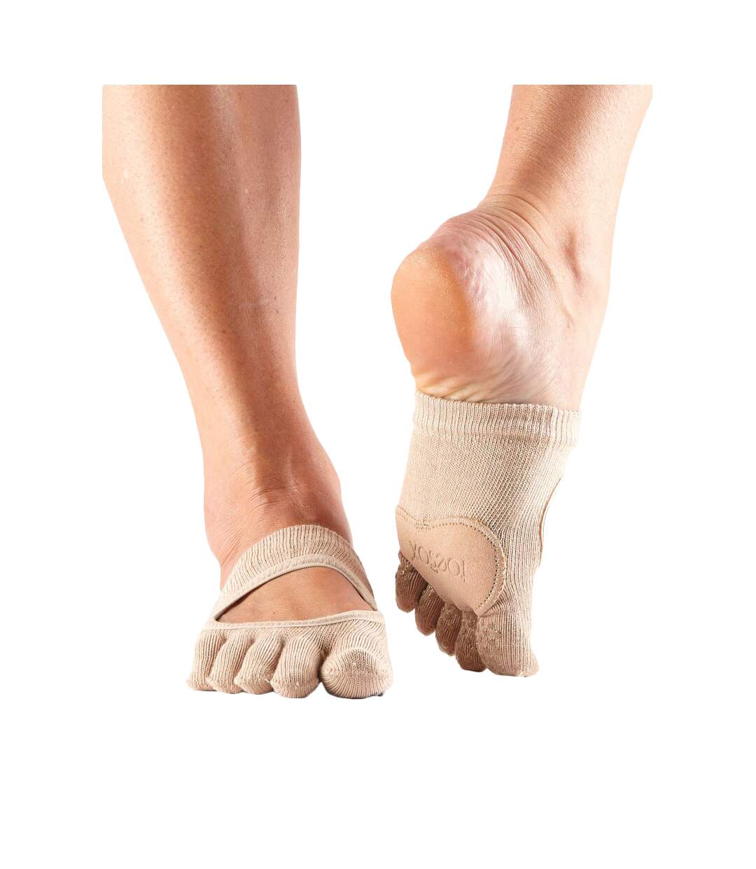 Toesox - Chaussettes de danse RELEVE - Femme (Beige) - UTMQ746-1