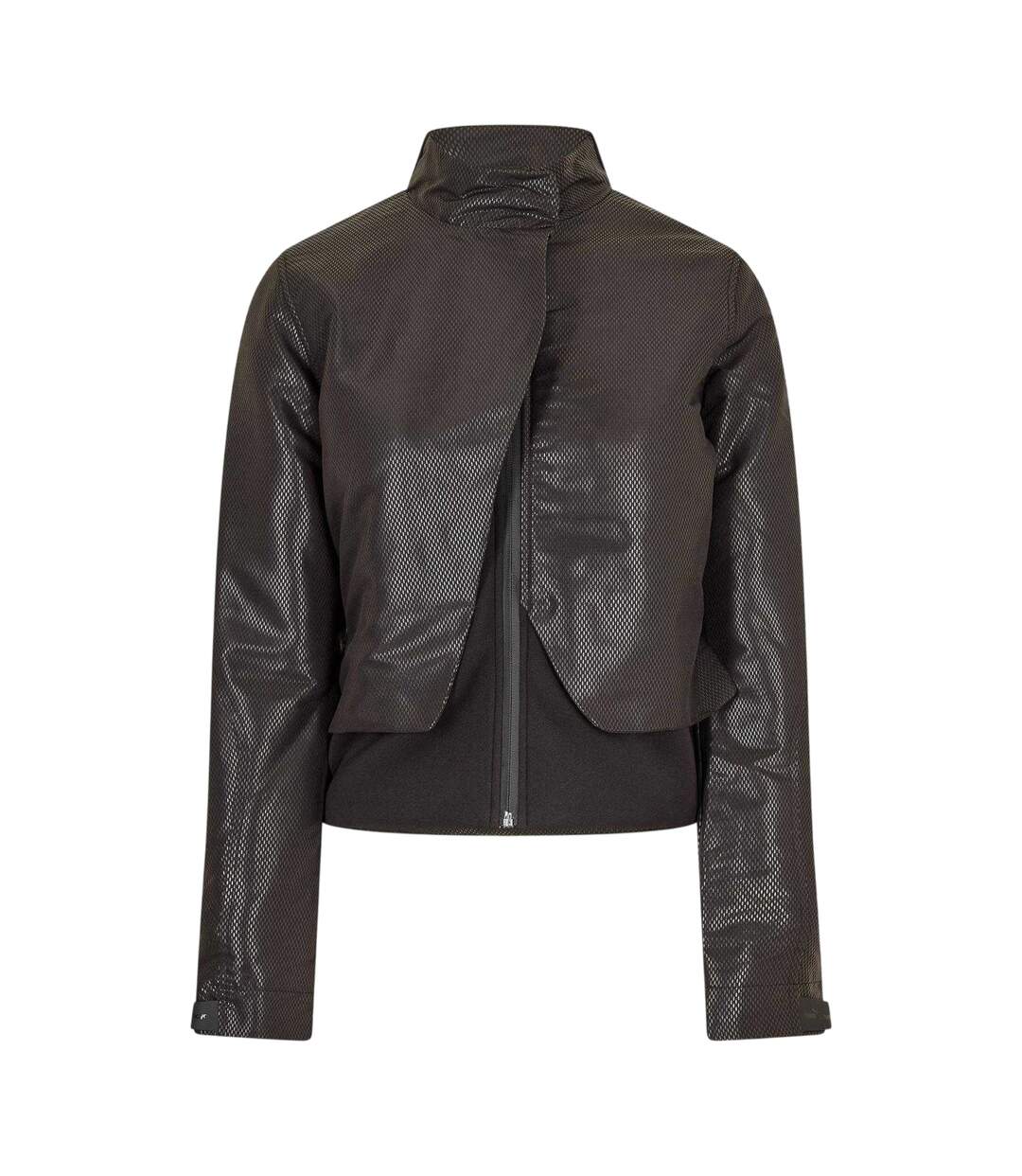 Womens/ladies Travel Jacket Black Puma-1
