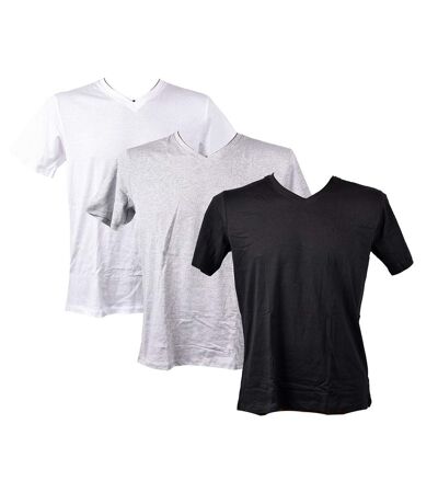 T shirt homme CHRISTIAN LACROIX en Coton Confort et Qualité Pack de 3 T Shirts Col V 0130