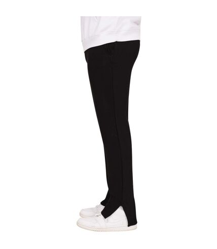 Casual Classics Mens Blended Core Split Hem Tall Sweatpants (Black)