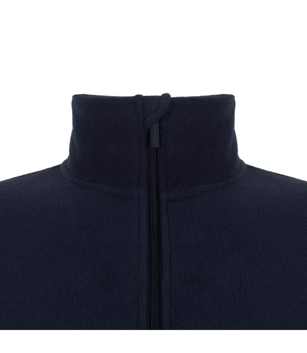 Mens Crest Fleece Jacket Navy Scottish FA-4