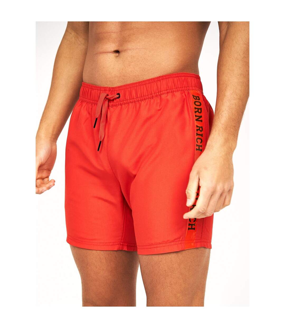 Born Rich Mens Francesco Swim Shorts (Red)