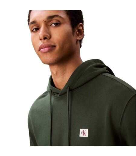 Sweat À Capuche Homme Vert Calvin Klein