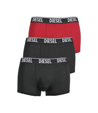 x3 Boxers Rouge/Noire Homme Diesel Shawnthreepack - L