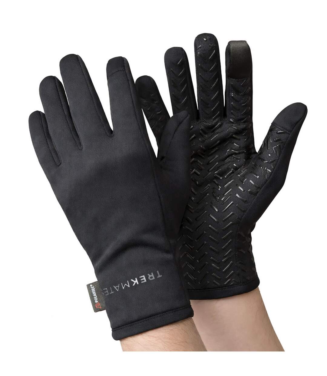 Mens Polartec Power Stretch Lightweight Touchscreen Gloves with Grip-2