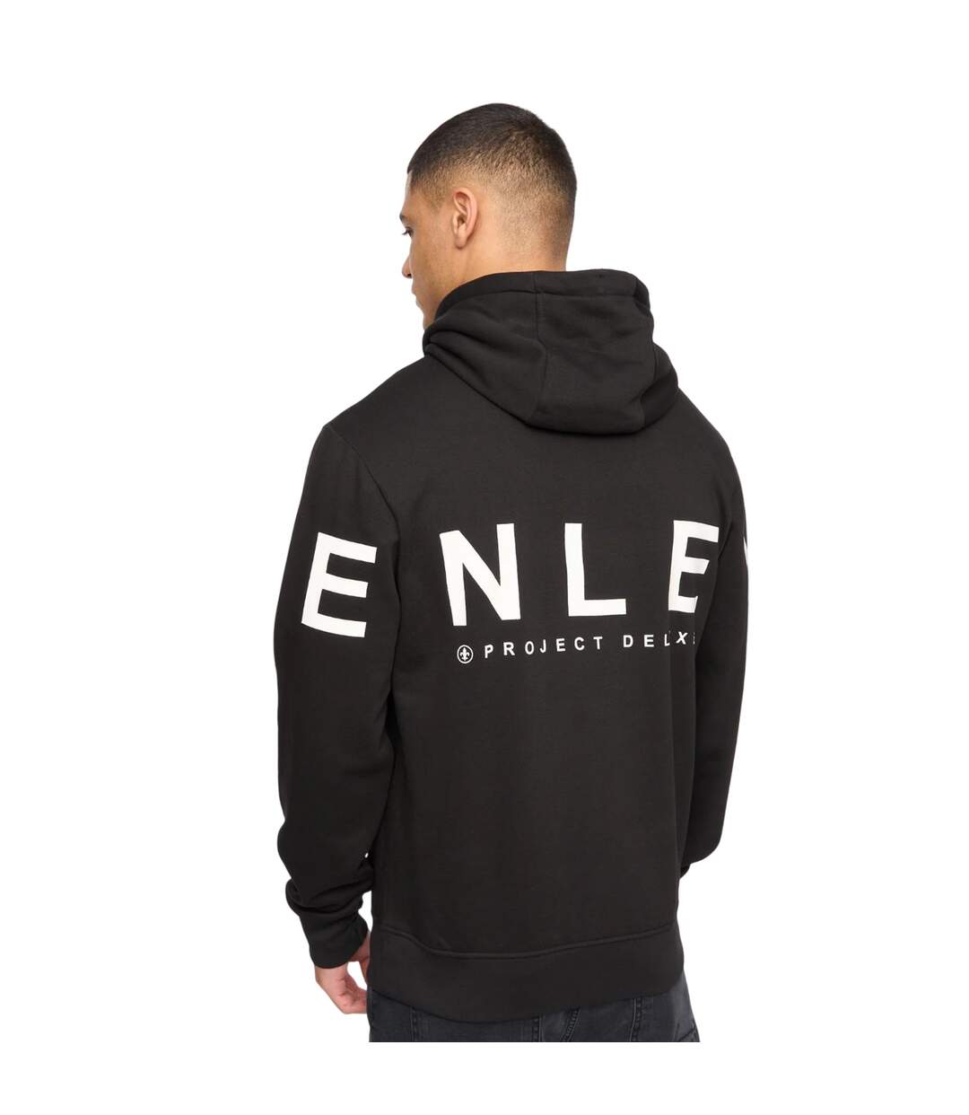 Mens Hensleeve Hoodie Black Henleys-3