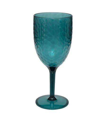 Lot de 6 Verres à Pied Réutilisables Estiva 35cl Bleu Pétrole