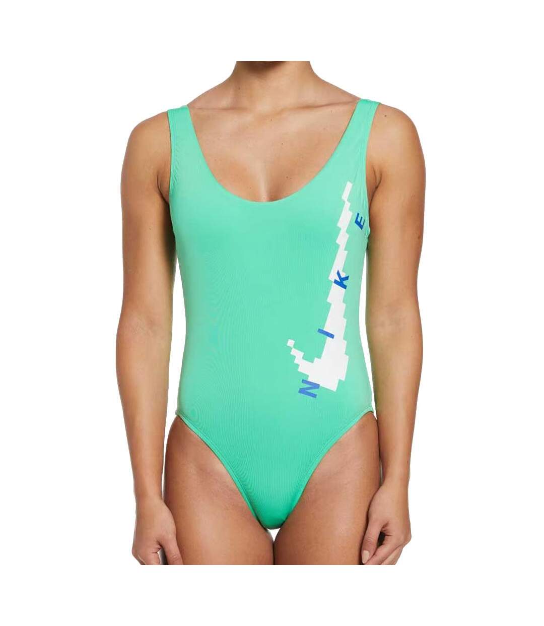 Maillot de bain 1 piece Vert Femme Nike U-back - M-1