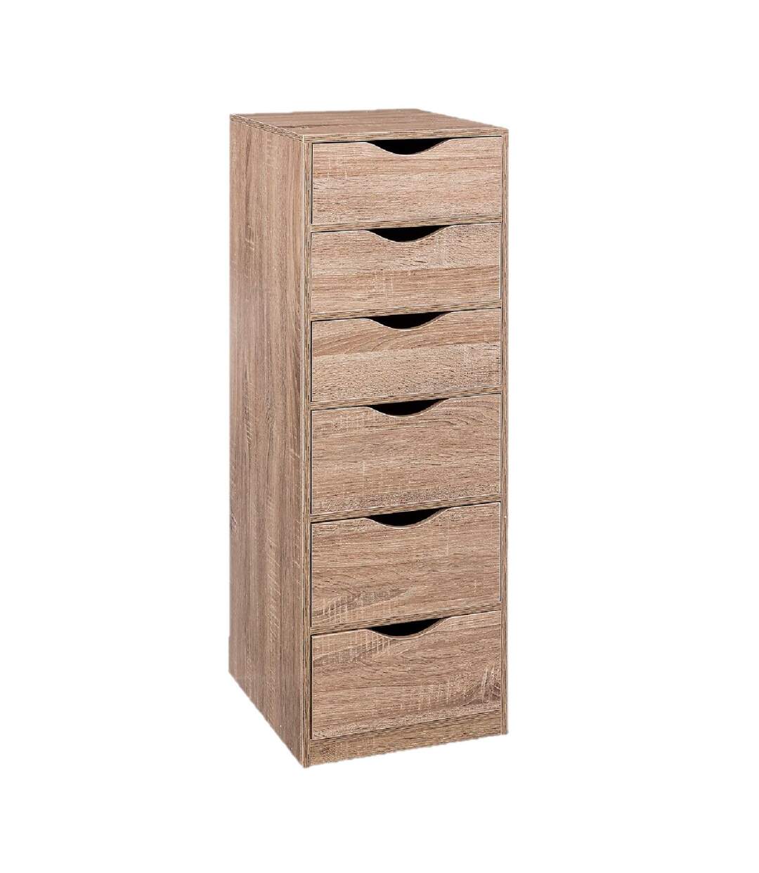 Caisson de bureau 6 tiroirs - Beige-1