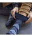 6 Pairs Mens  NON ELASTIC Cotton Rich Novelty Patterned Socks-5