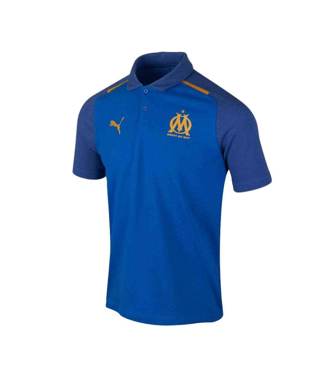 OM Polo Bleu Homme Puma 2024 - L