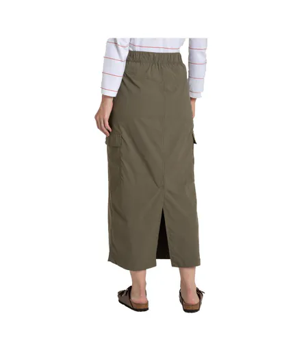 Womens/ladies Pro Nosilife Midi Skirt Wild Olive Craghoppers