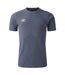 T-shirt Motif/style Logo Sur Poitrine Homme Grisaille Umbro-1
