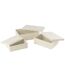 Lot de 3 Boîtes de Rangement Vaughn 36cm Blanc-3