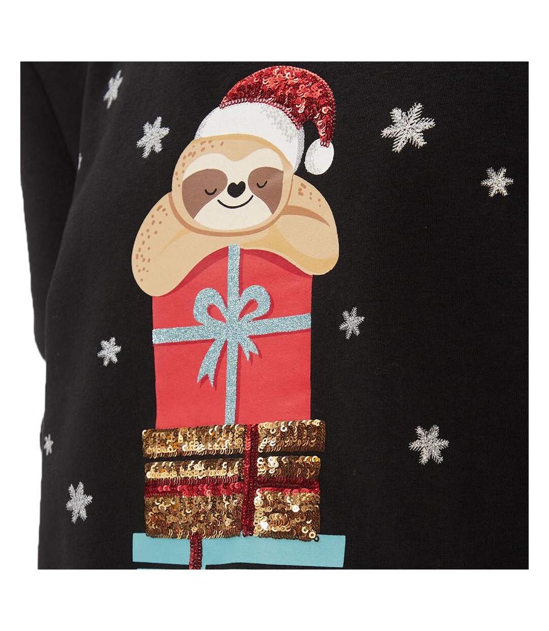 Sweat de noel noir femme only onlyda christmas-3