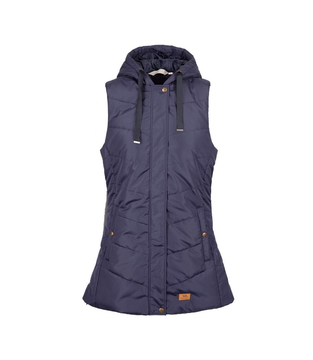 Womens/ladies Juniper Padded Gilet Navy Trespass-2