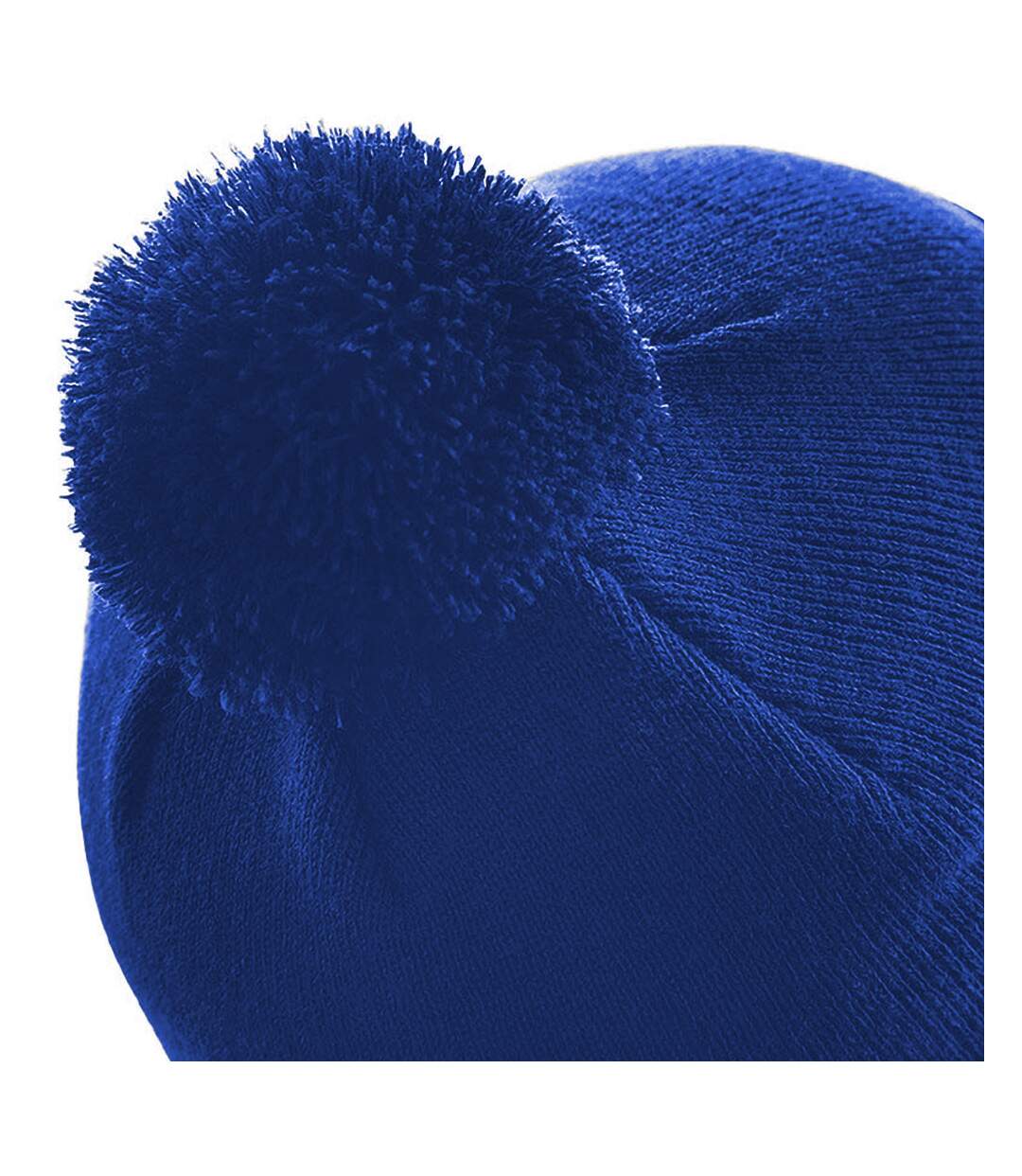 Beechfield Unisex Original Pom Pom Winter Beanie Hat (Bright Royal) - UTRW3666-2