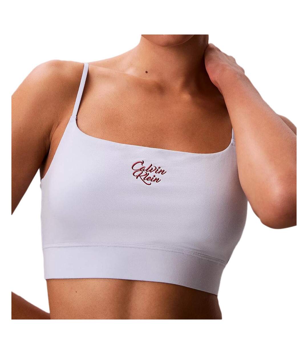 Brassière bleu femme calvin klein jeans unlined-1