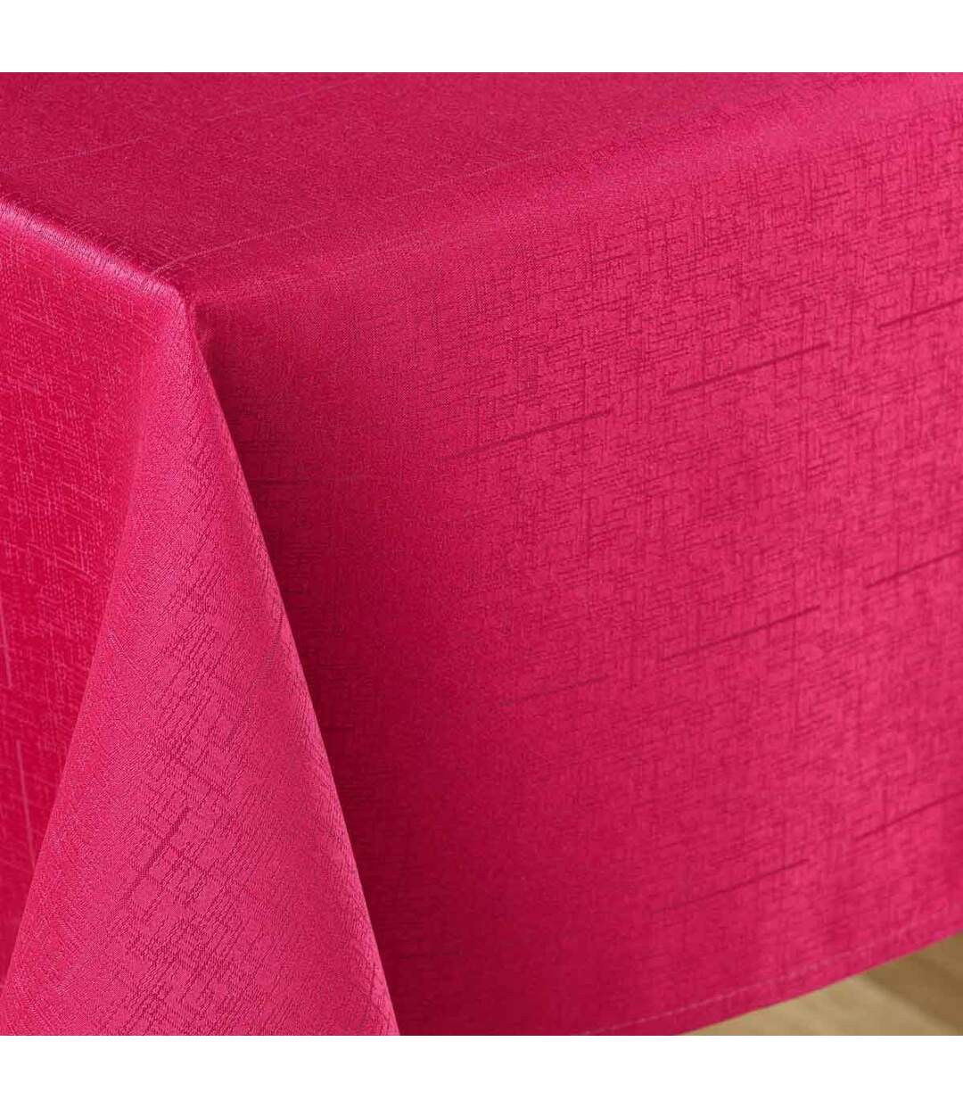 Nappe Jacquard Déco Debbie 140x240cm Rouge-2