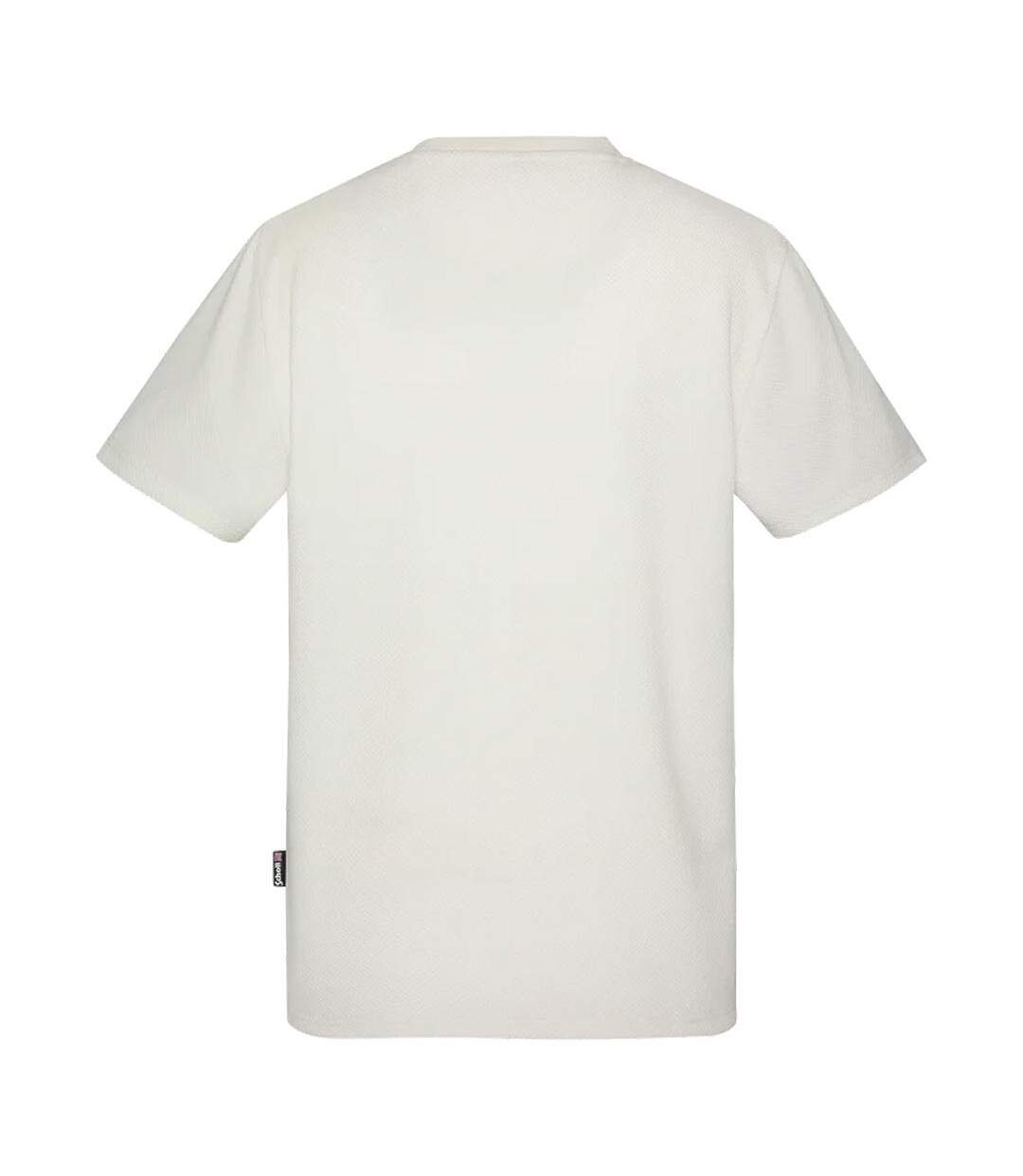 T-Shirt blanc homme schott tsclay-3
