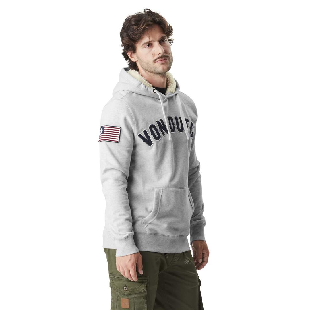 Sweat à capuche doublure sherpa homme Must Vondutch-3