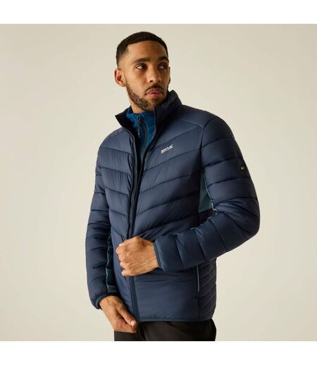 Mens Leedre Hybrid Jacket Navy Dusky Blue Regatta