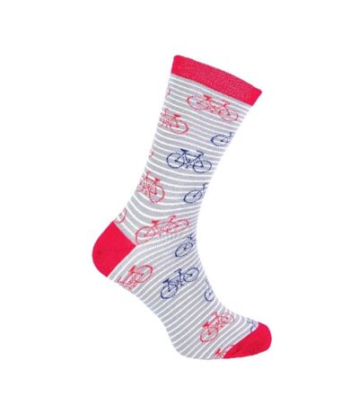 1 Pack Mens Novelty Patterned Bamboo Socks