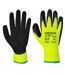 Unisex adult a143 thermal soft grip gloves xl yellow/black Portwest-1