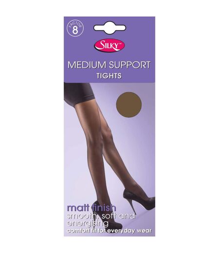 Silky Ladies Medium Support Tights (1 Pair) (Nude)