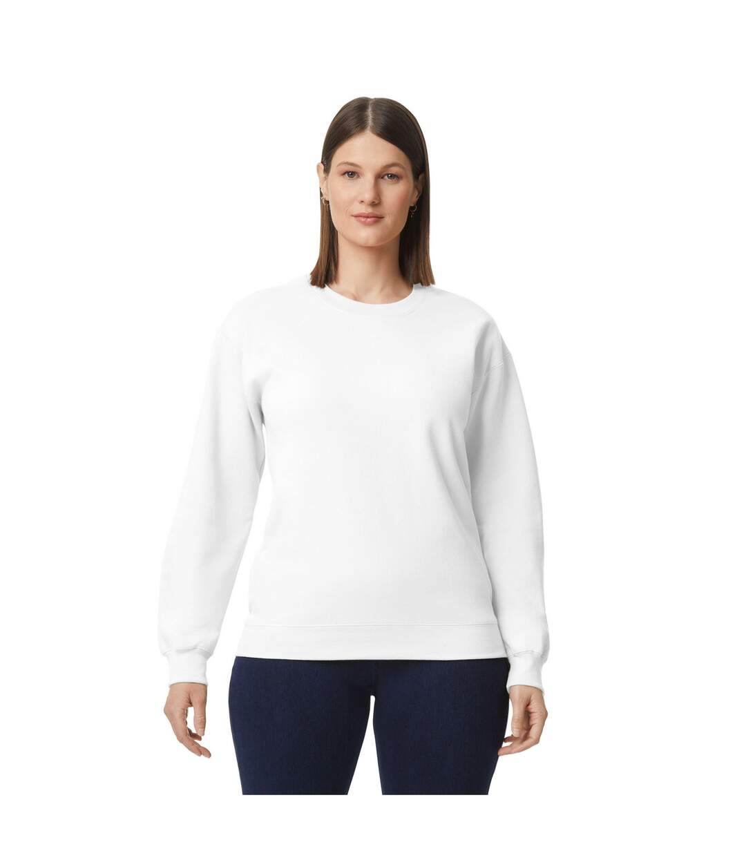 Haut Polaire Softstyle Adulte Blanc Gildan-1