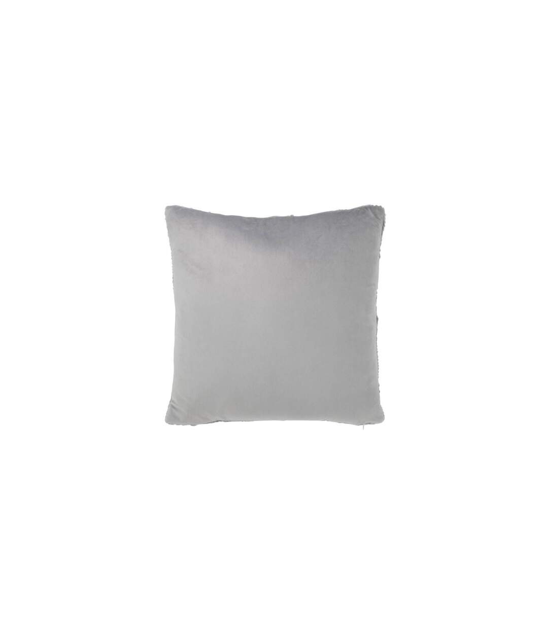 Coussin Déco Tricoté Twist 45x45cm Gris-2