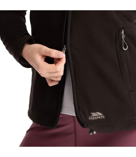 Womens/ladies Renato At100 Fleece Jacket Black Trespass