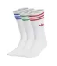 X3 paires de chaussettes blanc/bleu mixte adidas high crew sock-1
