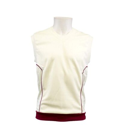 Carta Sport Unisex Adult Fleece Cricket Undershirt (White/Maroon)