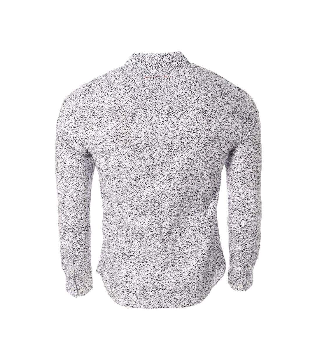 Chemises blanc/marine à motifs homme teddy smith carton - 3xl-2