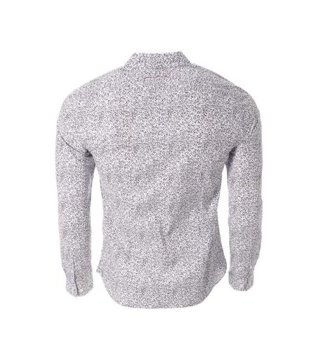 Chemises blanc/marine à motifs homme teddy smith carton - 3xl