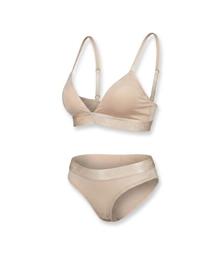ROXY Ensemble Bralette Triangle Culotte Femme Modal Licence Officielle
