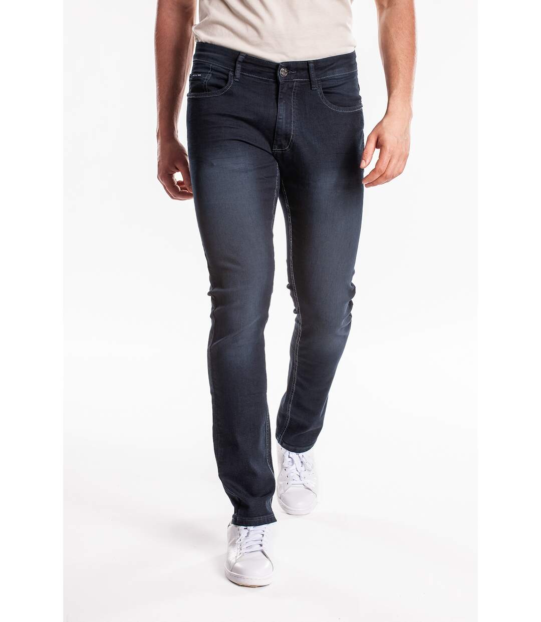 Jeans stretch Fibreflex® RL80 coupe droite ajustée surteint VITO 'Rica Lewis'-1