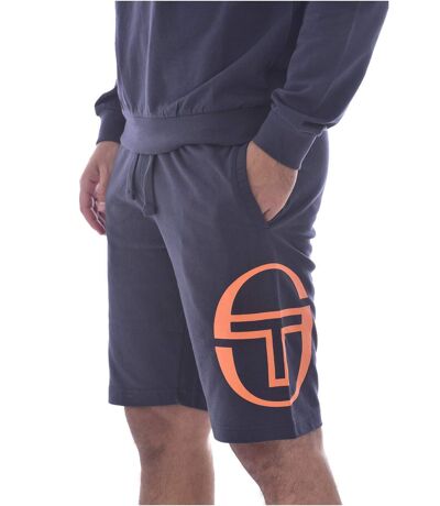 Short en coton à gros logo  -  Sergio tacchini - Homme