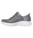 Womens/ladies Skech-lite Pro Natural Trainers Grey Skechers-2