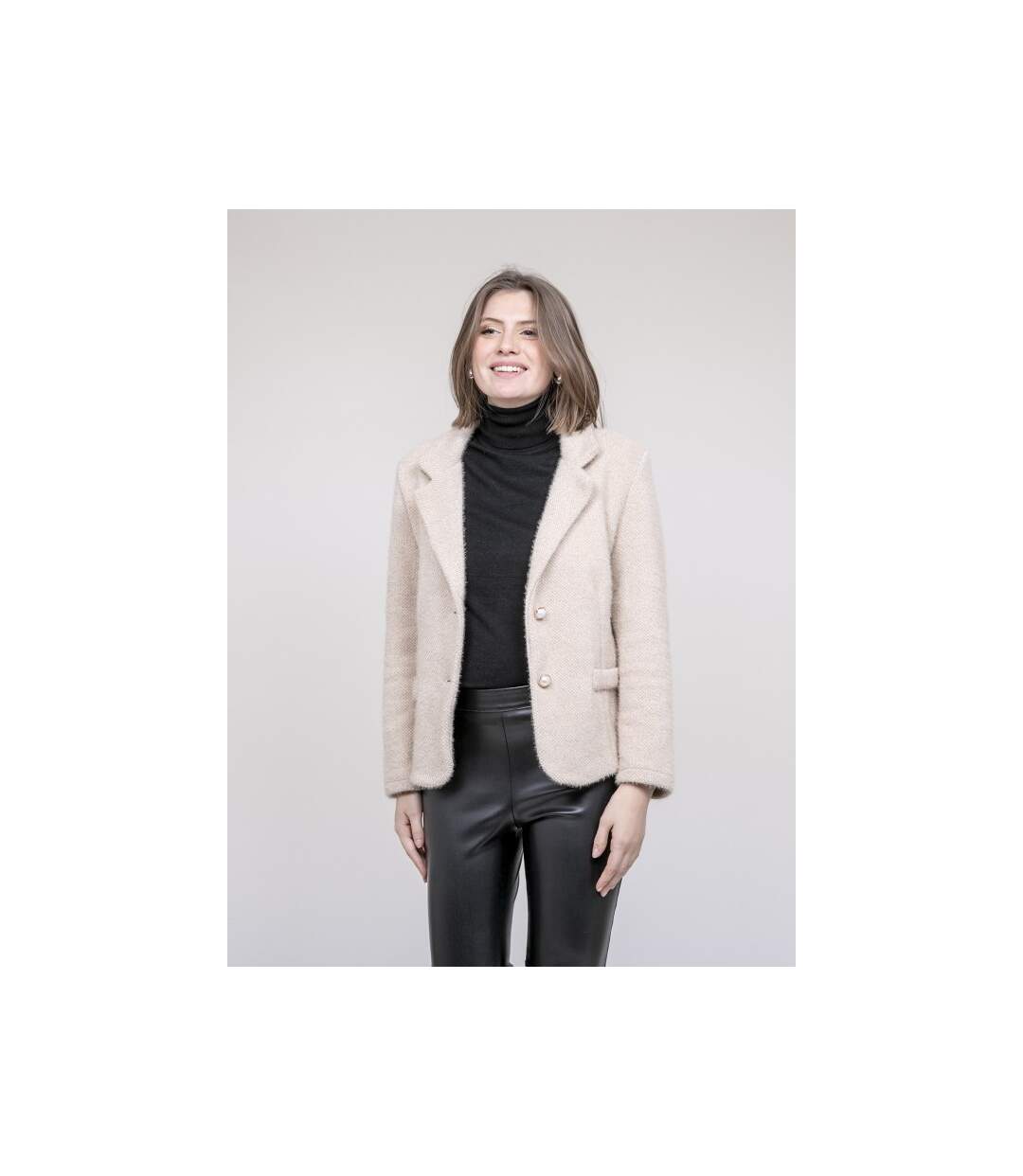 Blazer texturé URTA - Dona X Lisa-1