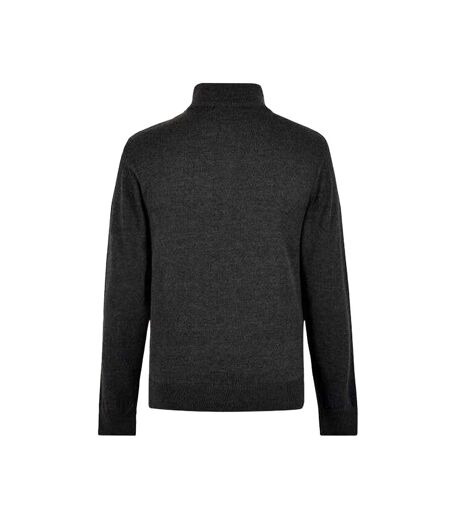 Mens Arundel Quarter Zip Sweater Top Graphite Kustom Kit