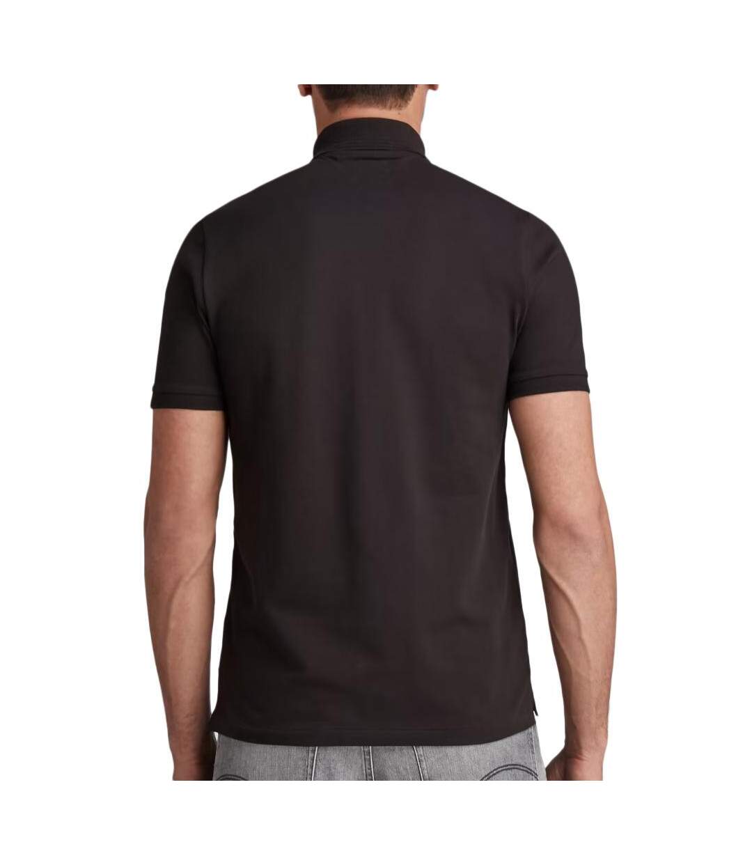 Polo Noir Homme G-Star Dunda - XL-2