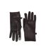 Womens/ladies wind resistant fleece lined winter gloves black Mountain Warehouse