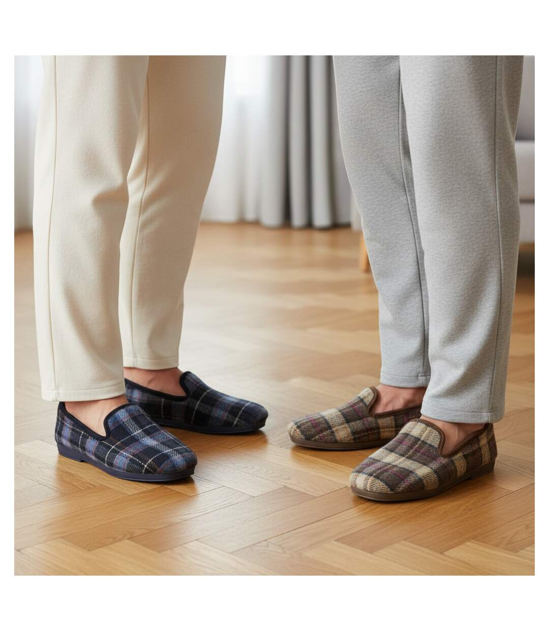 OZABI Pack de 2 Paires Pantoufles Charentaises Homme Fabriquées en Espagne-2