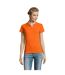 SOLS - Polo manches courtes PERFECT - Femme (Orange) - UTPC282