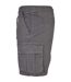 Short À Poches Femme Gris Foncé Urban Classics-3