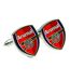 Arsenal FC Cufflinks (Red) (One Size)