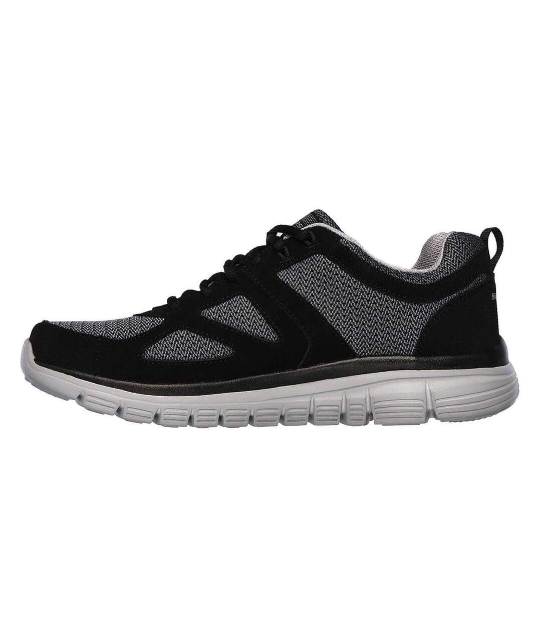 Baskets Burns Agoura Homme Noir Gris Skechers-2