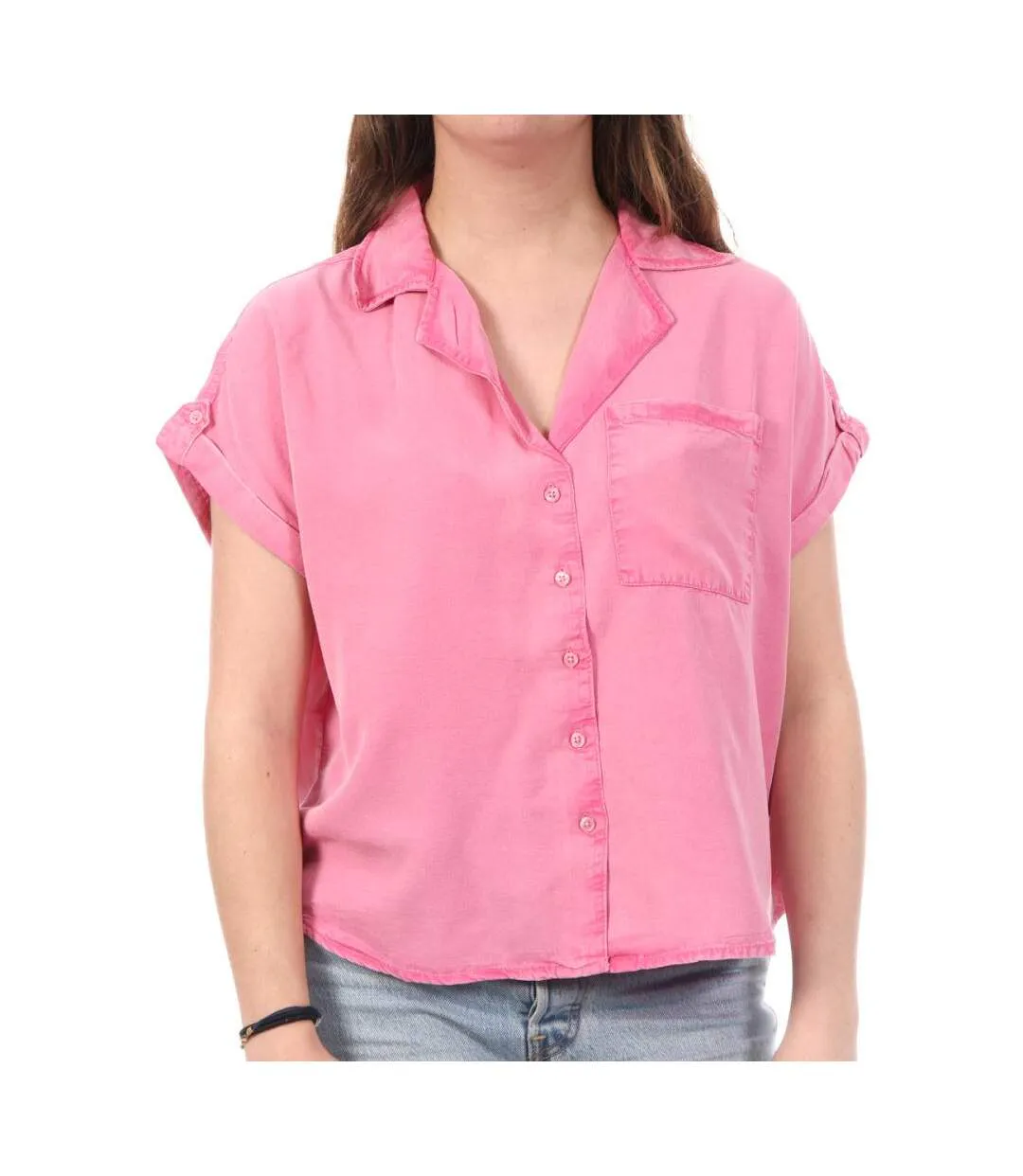 Chemise rose femme kaporal miami-1